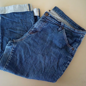NEW YORK COMPANY Cuffed Jean Capri's Wmns Sz 18